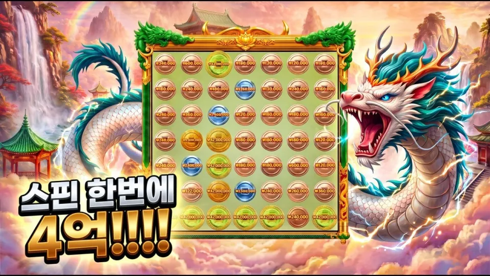 제이드 레전드 스핀 한방에 4억 잭팟